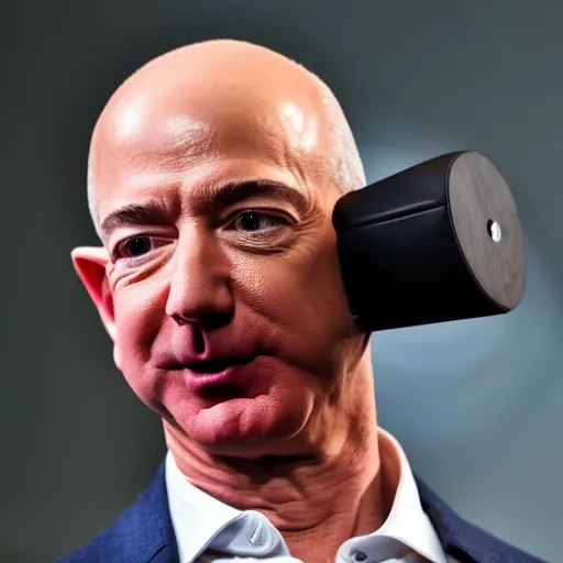 Image similar to Jeff Bezos, throbbing veins on his forehead and neck, XF IQ4, 150MP, 50mm, F1.4, ISO 200, 1/160s, natural light