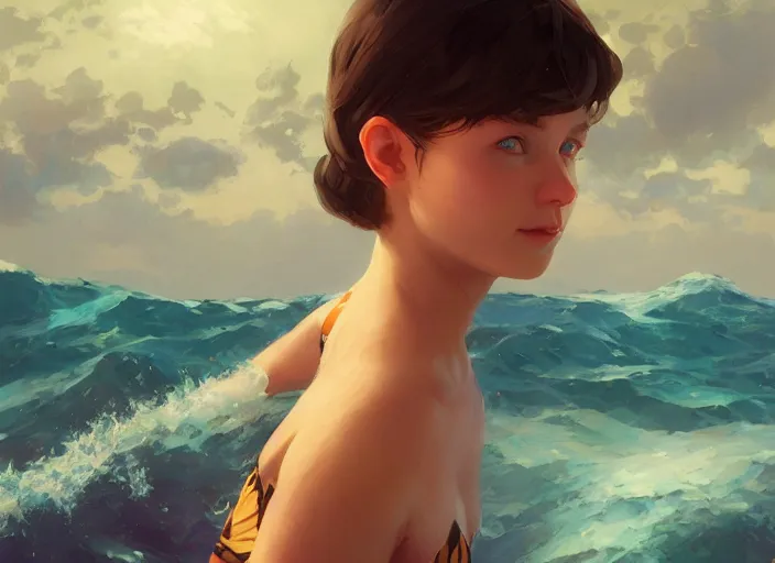 Prompt: gorgeous inspiring girl swimming through rough sea of kittens Mandelbrot fractal by Craig Mullins, ilya kuvshinov, krenz cushart, artgerm trending on artstation by Edward Hopper and Dan Mumford and WLOP and Rutkovsky, Unreal Engine 5, Lumen, Nanite, low poly