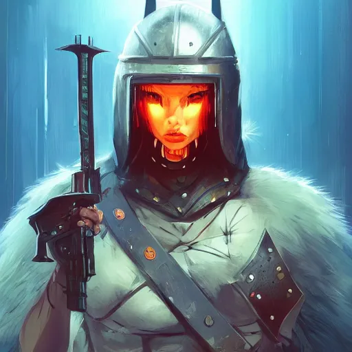 Image similar to cyberpunk viking helmet mask warrior goddess robot ninja fantasy, art gta 5 cover, official fanart behance hd artstation by jesper ejsing, by rhads, makoto shinkai and lois van baarle, ilya kuvshinov, ossdraws