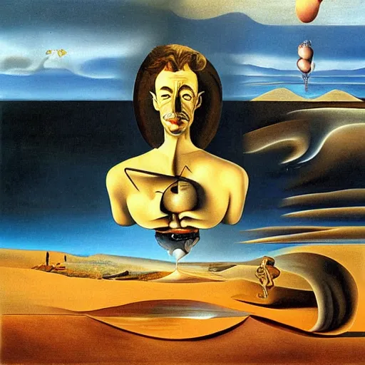 Image similar to the metaverse, painted by dali