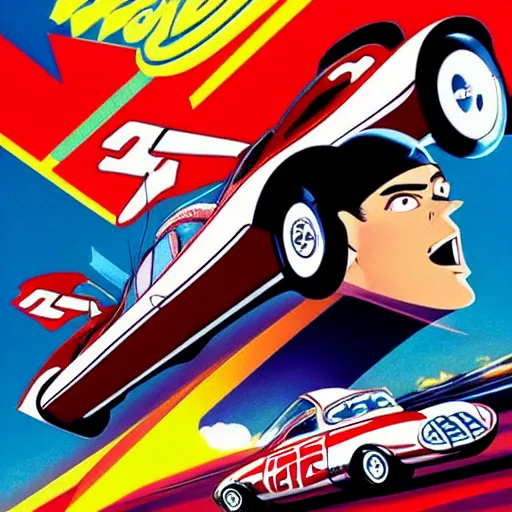 The Mach 5 vector drawing  Speed racer car, Speed racer cartoon,  Futuristic cars