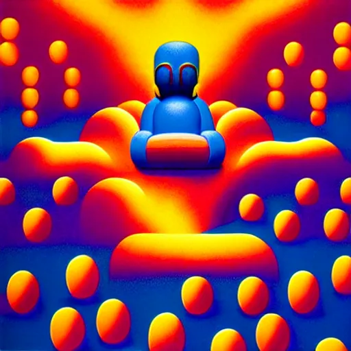 Image similar to explosion by shusei nagaoka, kaws, david rudnick, airbrush on canvas, pastell colours, cell shaded, 8 k