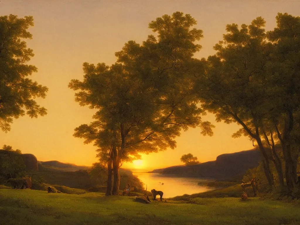 Image similar to 🌅 by george caleb bingham