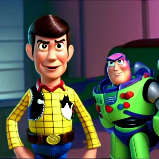 Image similar to mr spock in toy story , 1995