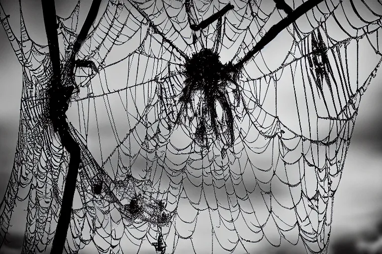 Image similar to portrait of a dusty armored skeleton covered in spiderwebs By Emmanuel Lubezki