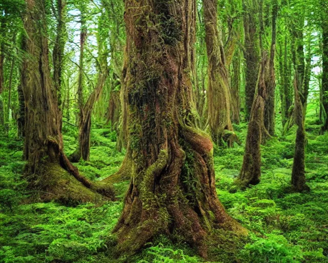 Image similar to alien forest