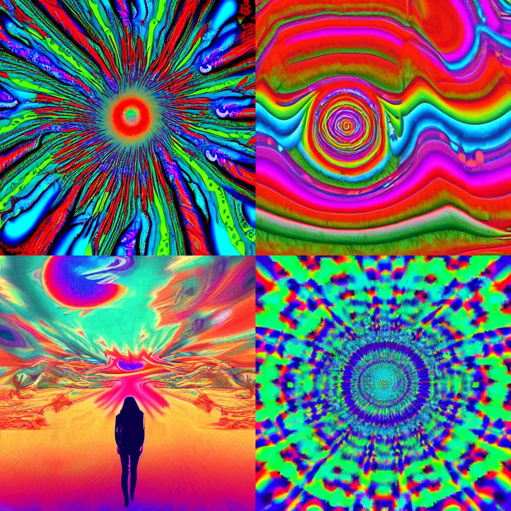 Prompt: a psychedelic dream on lsd