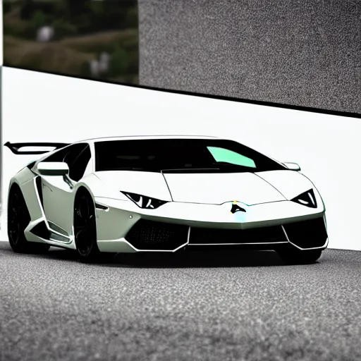 Prompt: Lamborghini, realistic, photo realistic