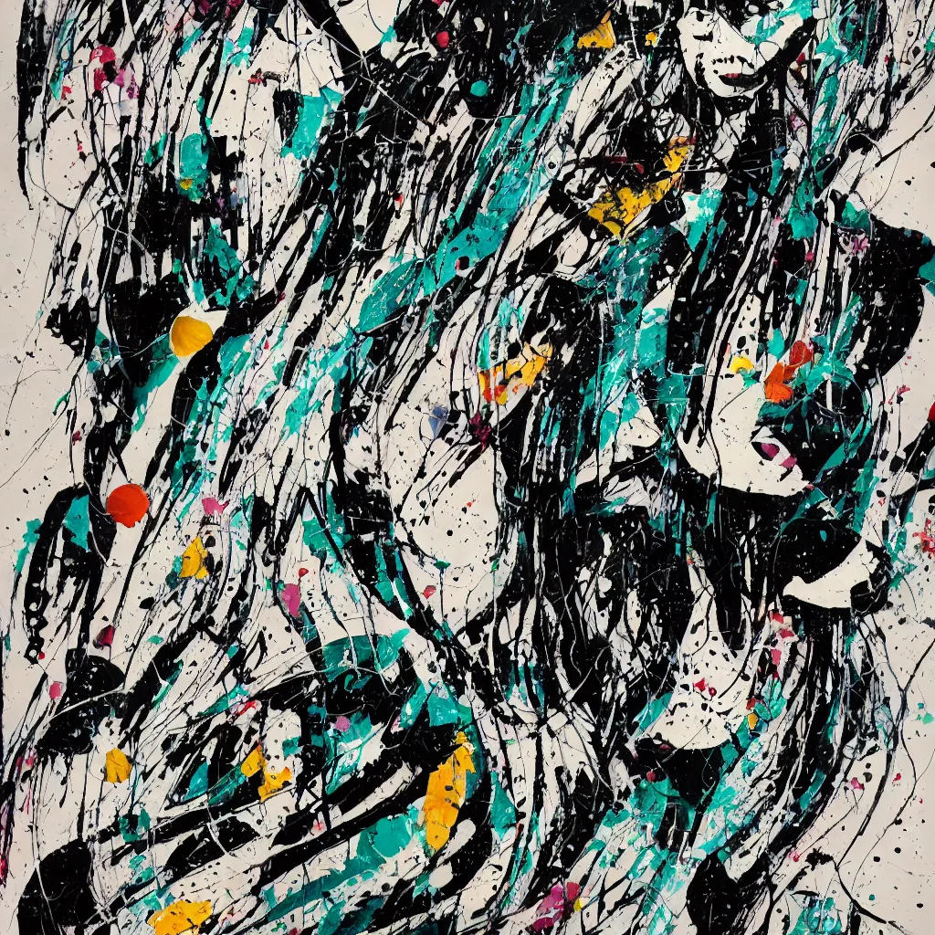 Image similar to girl figure, abstract, jet set radio artwork, ryuta ueda artwork, cryptic, rips, spots, asymmetry, stipple, lines, splotch, color tearing, pitch bending, stripes, dark, ominous, eerie, hearts, minimal, points, technical, circuits, old painting, natsumi mukai artwrok, folds