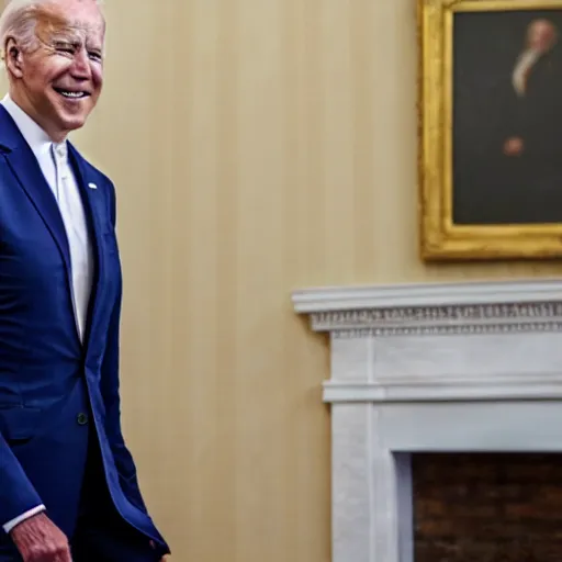 Image similar to photo of joe biden doing the griddy dance, hd, realistic