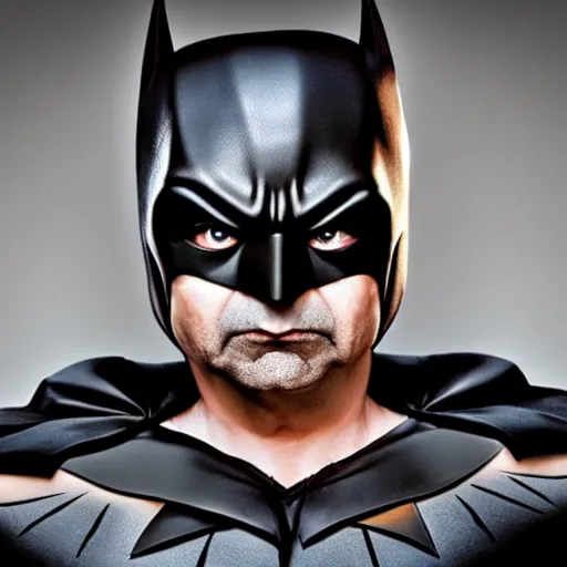 Image similar to Rowan Atkinson as Batman, detailed, dinamic lighting, gothic