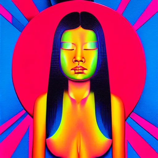 Image similar to bikini model by shusei nagaoka, kaws, david rudnick, airbrush on canvas, pastell colours, cell shaded, 8 k