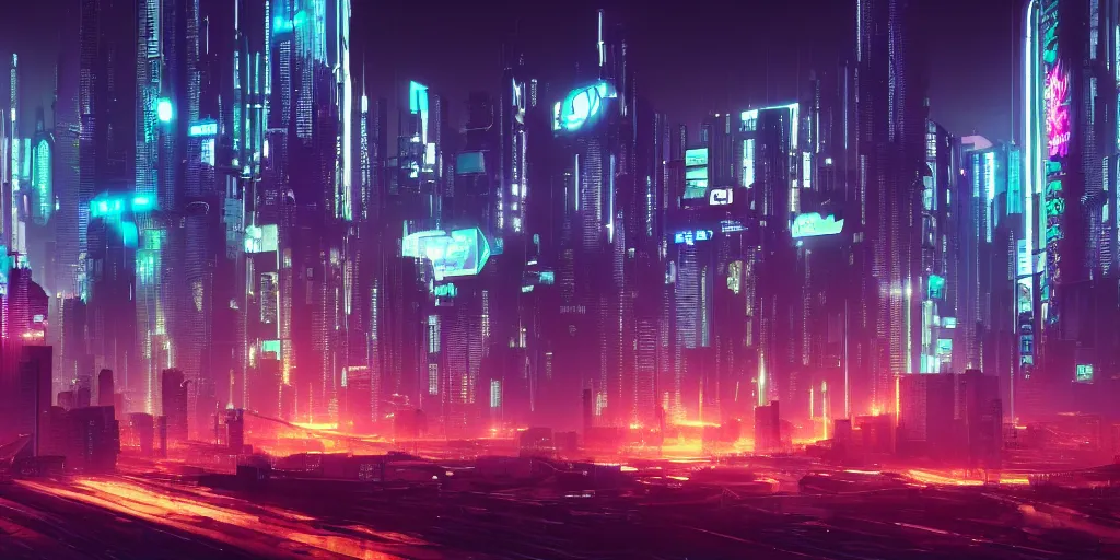 1400x1050 Cyberpunk Colorful Ai Art 5k 1400x1050 Resolution HD 4k