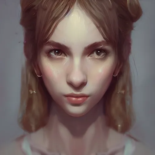 Image similar to beautiful girl character concept style, by Mateusz Urbanowicz, beautiful girl, 8k character concept art, by WLOP, cinematic lighting, trending on artstation, symmetrical portrait symmetrical, highly detailed CGsociety, hyper