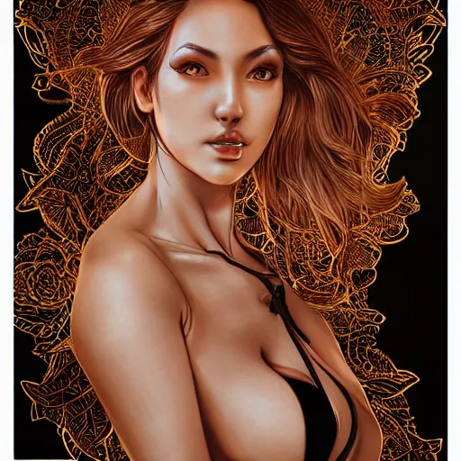 Image similar to Lecturer and her crowd, rear facing, backlit, intricate detailed art by artgerm