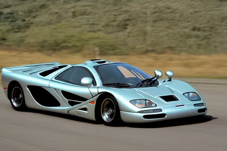 Prompt: film still of a McLaren F1 in Cars (2006), 8k,