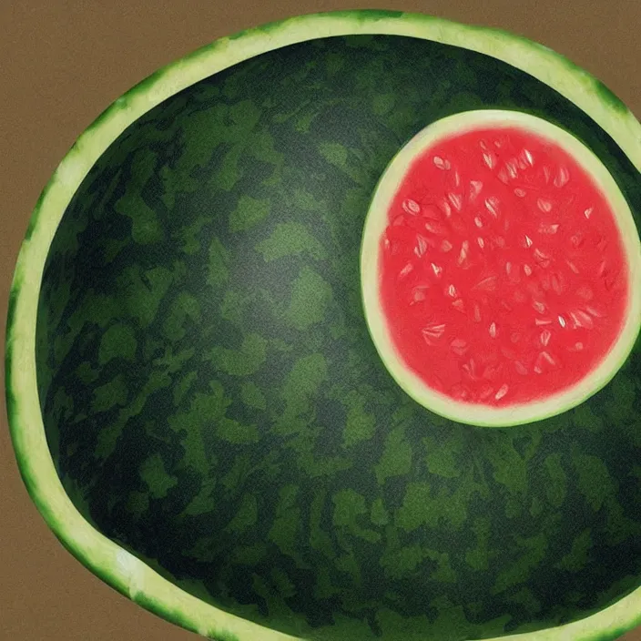 Image similar to jack black as a watermelon, 8 k,