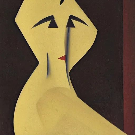 Image similar to a portrait of a woman, alexander archipenko