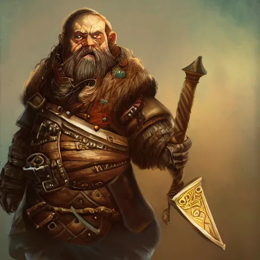 Prompt: a detailed portrait painting of the dwarf bardin goreksson, from vermintide 2 video game, holding a shield and hammer, iron breaker, steampunk engineer, artstation, 8 k, fantasy