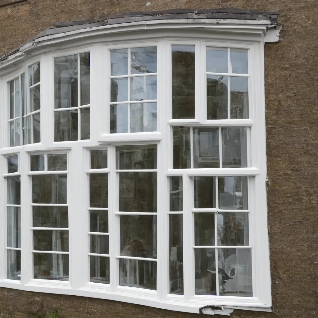 Prompt: triangular sash window