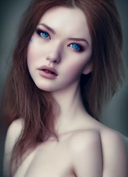 Prompt: a gorgeous scottish female photo, professionally retouched, soft lighting, realistic, smooth face, full body shot, torso, dress, perfect eyes, sharp focus on eyes, 8 k, high definition, insanely detailed, intricate, elegant, artgerm and jason chan and mark litvokin