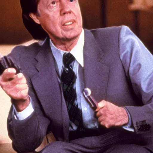 Image similar to Jimmy Carter as Greg Stillson, The Dead Zone (1983)