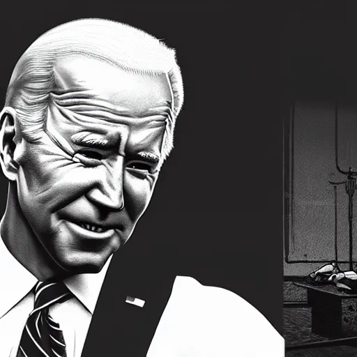 Image similar to joe biden crying, sad, depressed, dramatic lighting, cinematic, establishing shot, extremly high detail, photorealistic, cinematic lighting, artstation, style by James Gurney