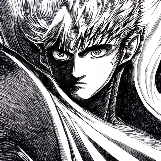 Image similar to space drawn by Kentaro Miura, high definition, photo realistic, manga