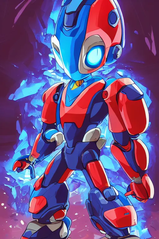 Image similar to megaman x zero rockman 2 0 2 2 switch game boss robot ninja mask helmet legacy collection fanart artsation, art gta 5 comics, behance hd by jesper ejsing, by rhads, makoto shinkai and lois van baarle, ilya kuvshinov, rossdraws global illumination ray tracing