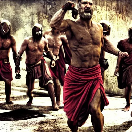 Image similar to this is sparta! HDR, Hollywood movie