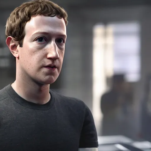 Prompt: Mark Zuckerberg in Detroit Become Human