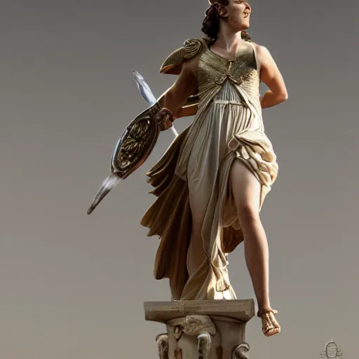 Image similar to Emma Watson as the greek goddess Athena, (EOS 5DS R, ISO100, f/8, 1/125, 84mm, modelsociety, symmetric balance)