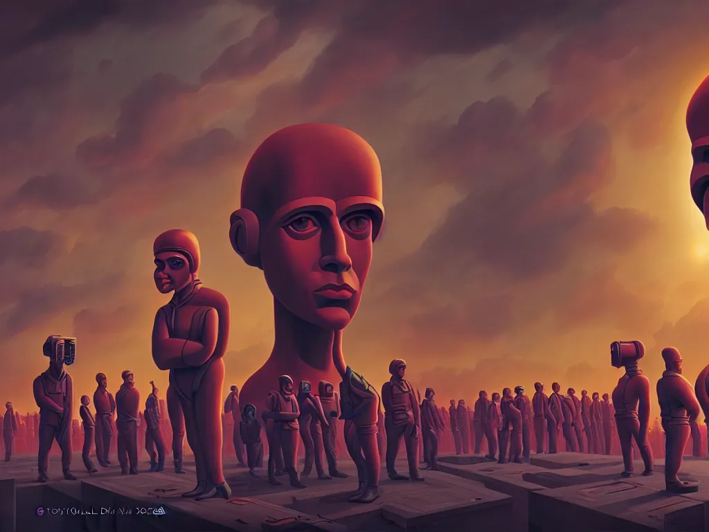 Image similar to the proletariat taking over the means of production in 2 0 9 9, cinematic lighting, digital painting, photorealistic, ultra detailed, 4 k, art by tarsila do amaral