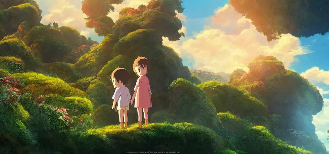 Image similar to a very high resolution image from a new movie. beautiful scenery. photorealistic, photography, directed by hayao miyazaki