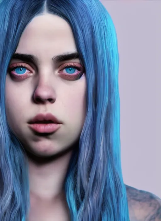 Image similar to Billie Eilish as a video game character, unreal engine render, 4k !dream Madison Beer as a video game character, digital art, unreal engine, unreal engine render, blender render, render, 4k, coherent