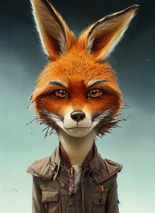 Prompt: highly detailed portrait fantastic mr fox stephen bliss unreal engine fantasy art by greg rutkowski loish rhads ferdinand