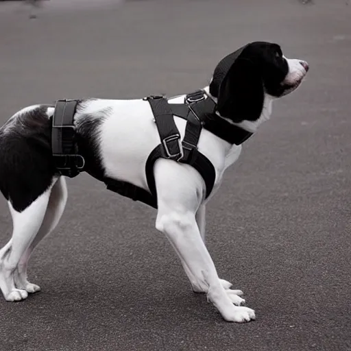 Image similar to a beatiful and elegant android dog with a beautiful, intriicate, detailed, elegant, ornate exoskeleton