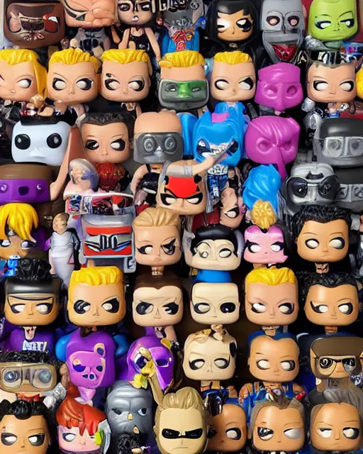 Image similar to Wrestler Funko Pop. Photographic, photography