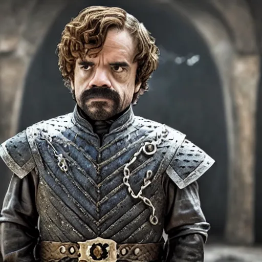 Prompt: Super Mario as Tyrion Lannister, still from Game of Thrones, tv show, detailed, 4K