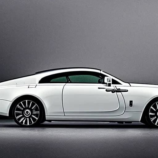 Image similar to rolls Royce Wraith, night time , detailed, magazine, award winning