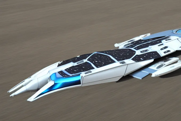 Prompt: the fastest spaceship