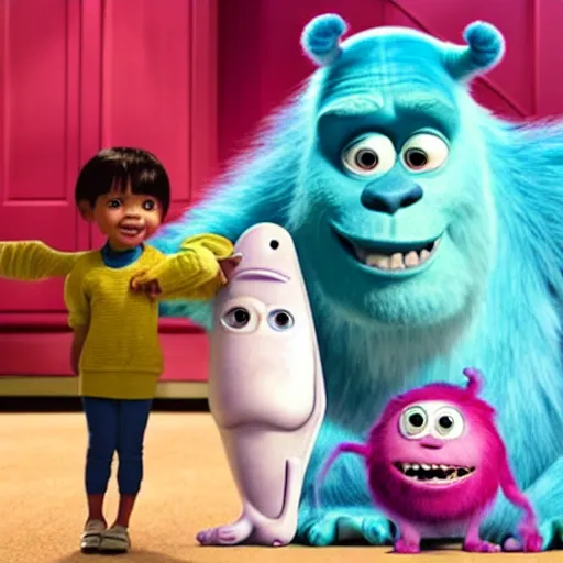 Image similar to sully in monsters Inc movie still