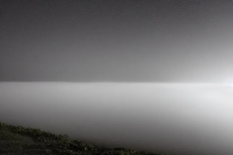 Image similar to an endless liminal bridge, fog, mid night, 4k