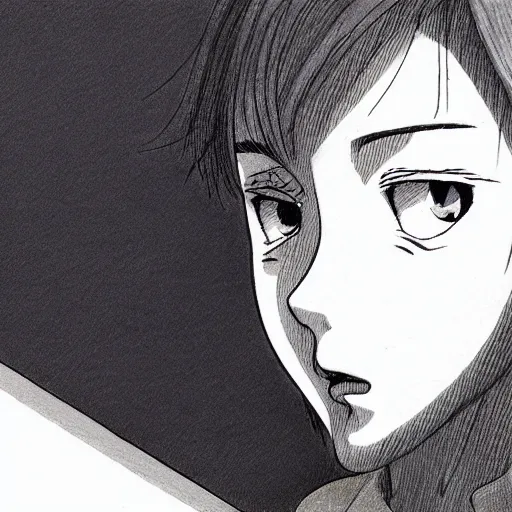 Image similar to young girl by naoki urasawa, detailed, manga, illustration