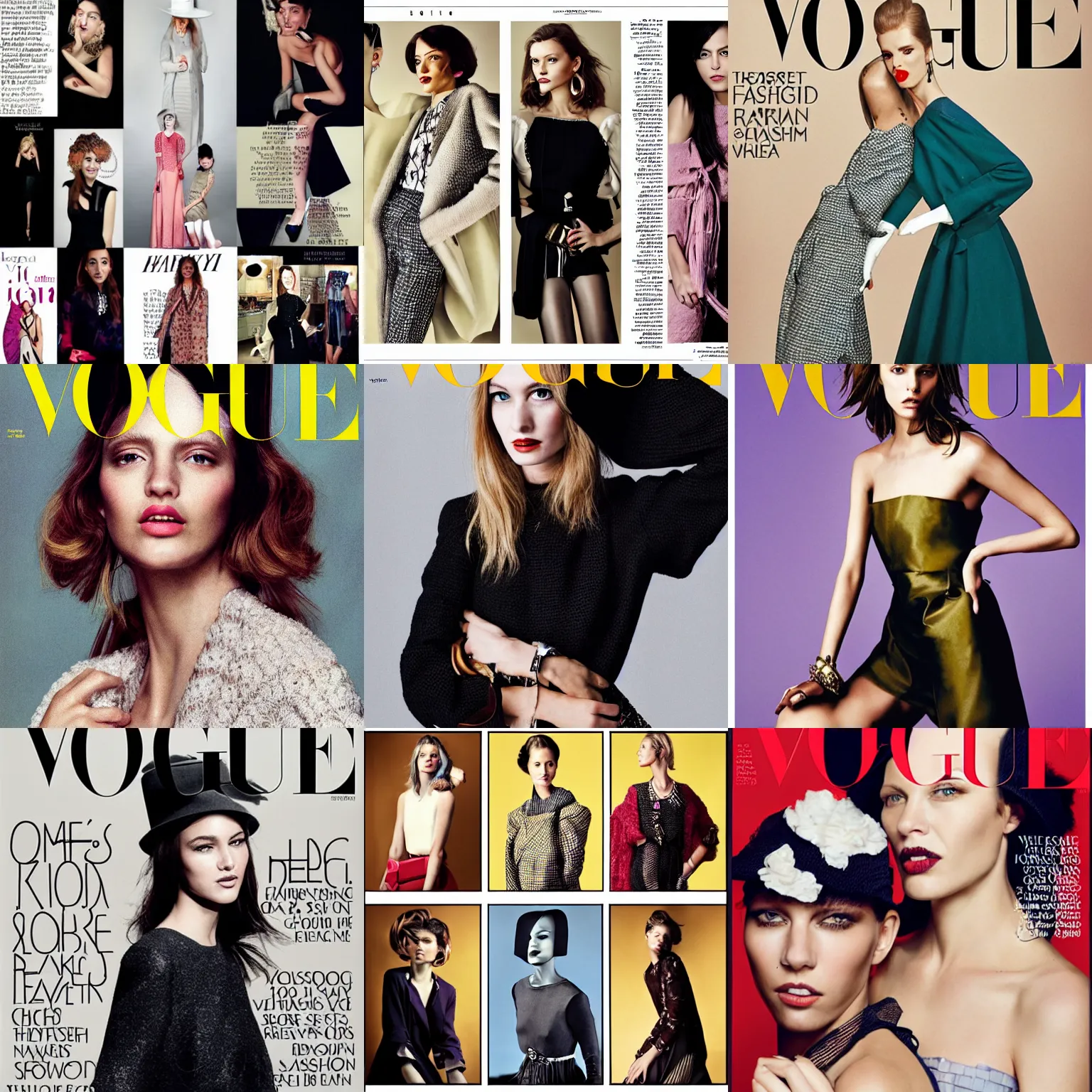 women's fashion portrait, vogue magazine | Stable Diffusion | OpenArt