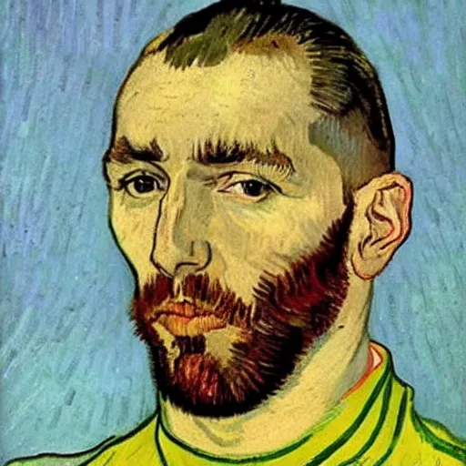 Image similar to benzema by van gogh