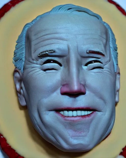 Prompt: joe biden made of cake