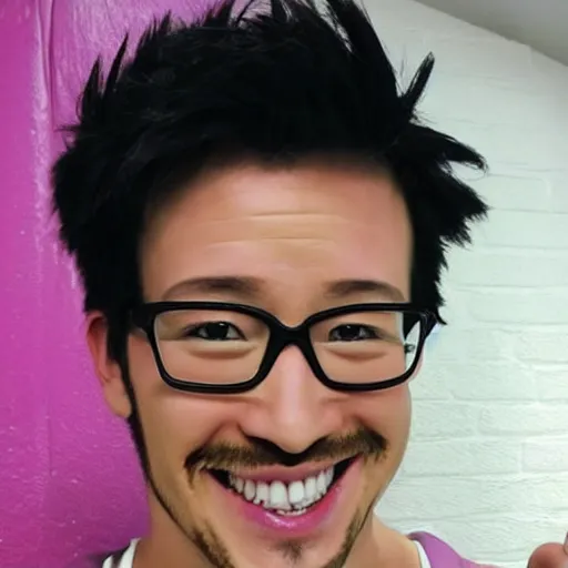 Prompt: “ markiplier as anime ”