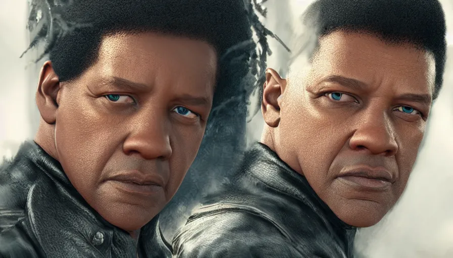 Prompt: Denzel Washington is Morpheus, hyperdetailed, artstation, cgsociety, 8k