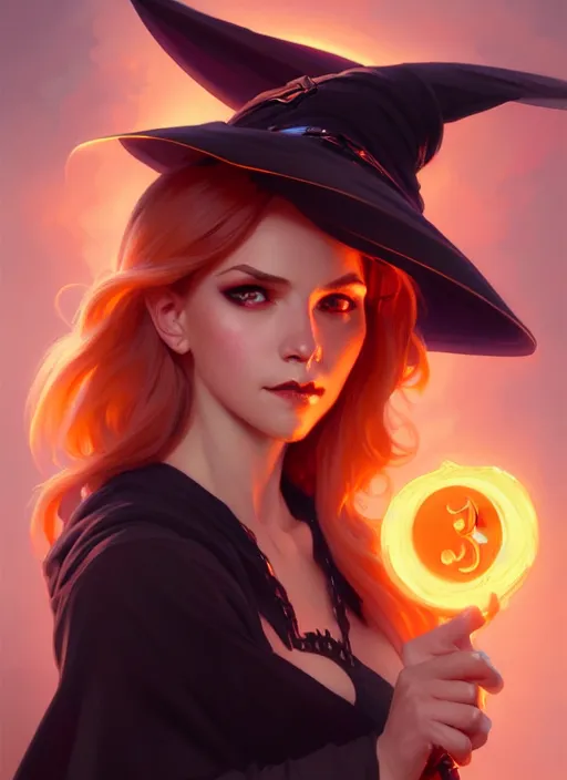 Prompt: portrait of cute attractive sexy witch, highly detailed, digital painting, artstation, concept art, matte, sharp focus, illustration, hearthstone, art by artgerm and greg rutkowski and alphonse mucha